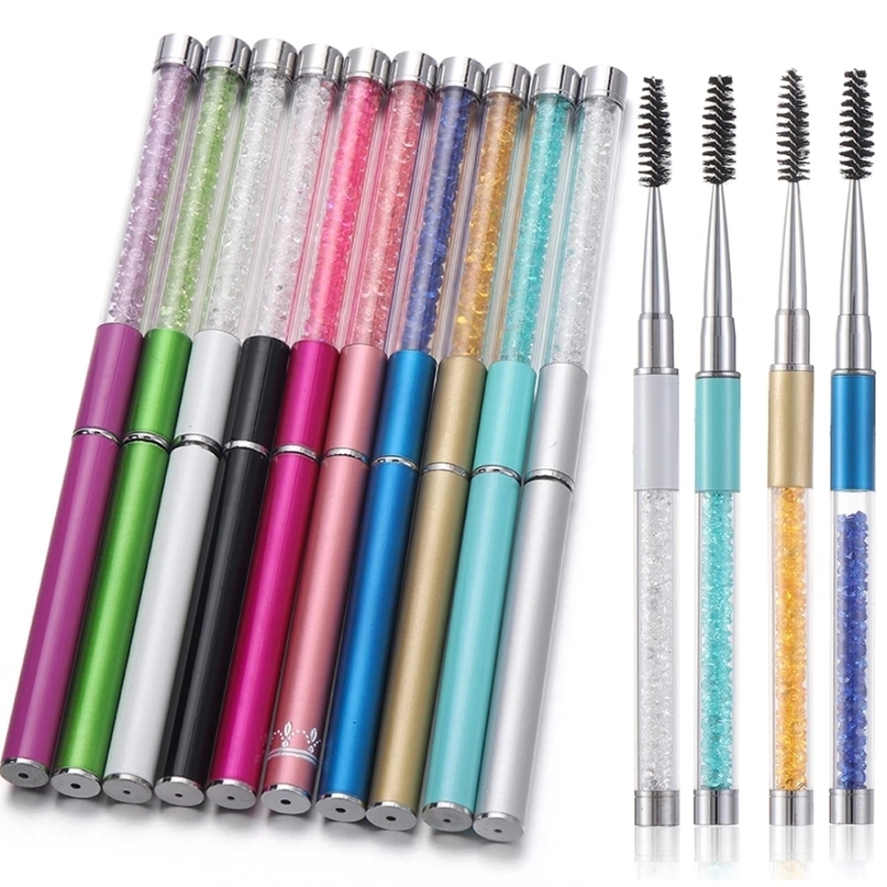 Colorful Dual-Ended Eyebrow Brushes